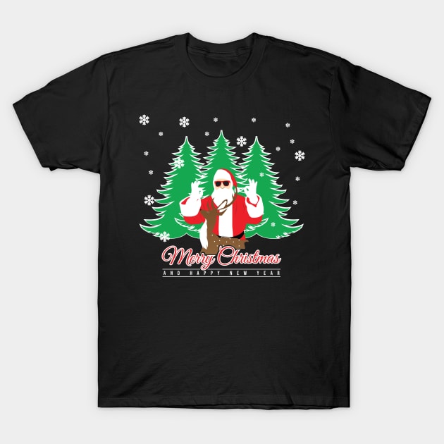 Merry Christmas T-Shirt by Khenyot